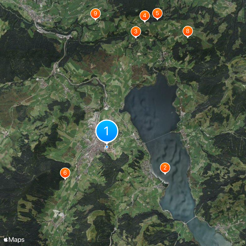 Territorialabtei Einsiedeln Karte