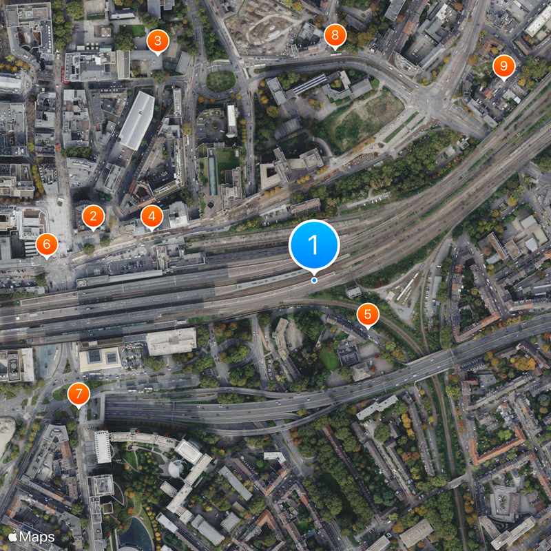 Regione metropolitana Reno-Ruhr Mappa