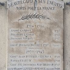 War memorial of Beauregard