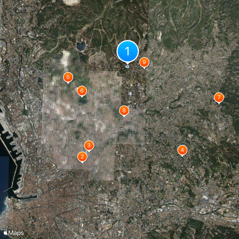 13th arrondissement of Marseille Map