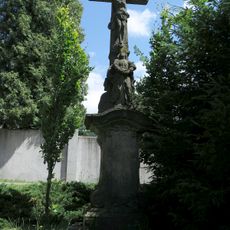 Wayside cross in Červená Voda at the church