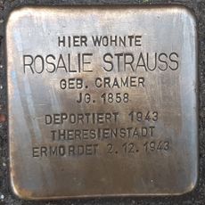 Stolperstein für Rosalie Strauss