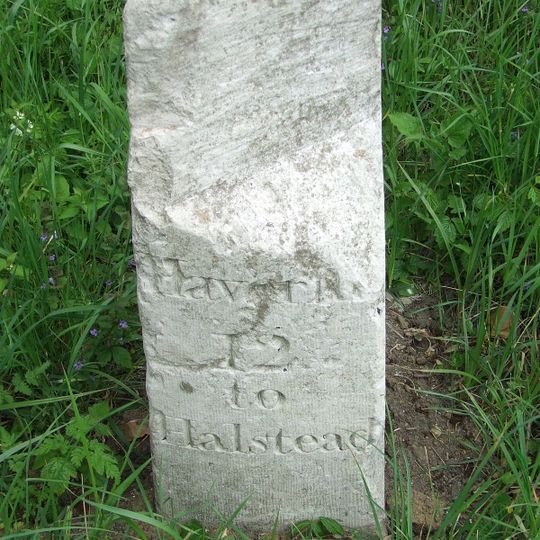 Milestone 230 Metres South West Of Baythorne Hall At Ngr 718 425