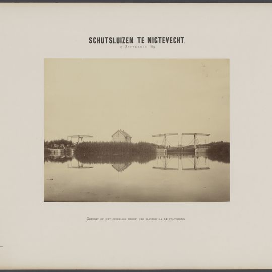 Sluis bij Nigtevecht te Nigtevecht