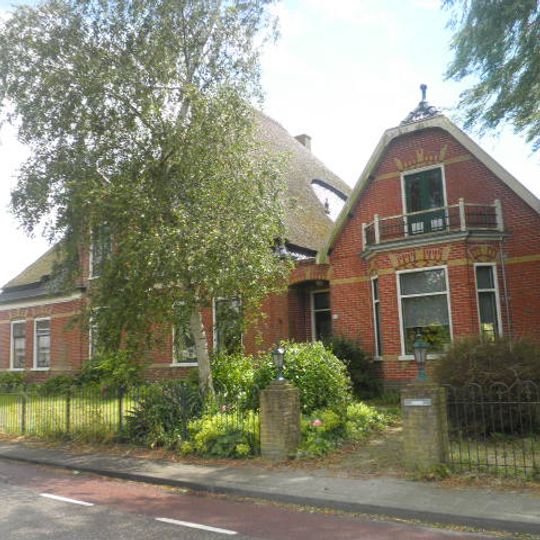 Stolpboerderij van het afgeleide Noordhollandse type