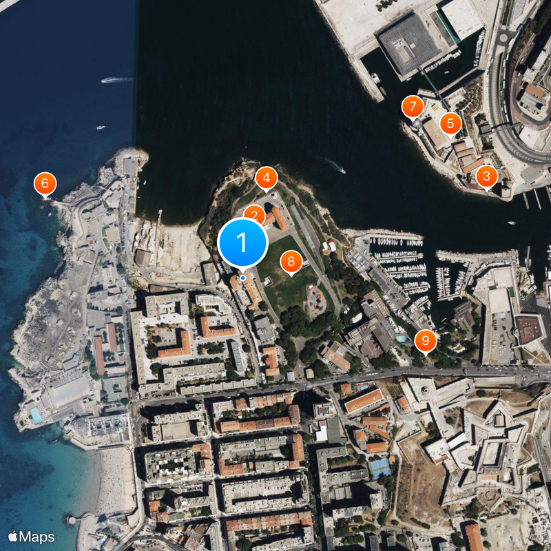 Université d'Aix-Marseille Carte