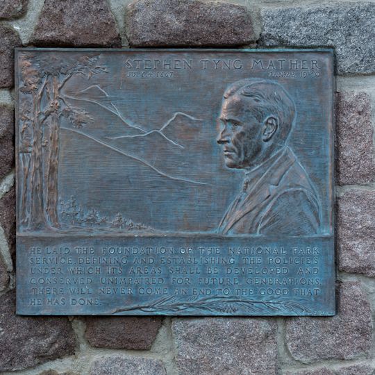 Plaque Mather du parc national volcanique de Lassen