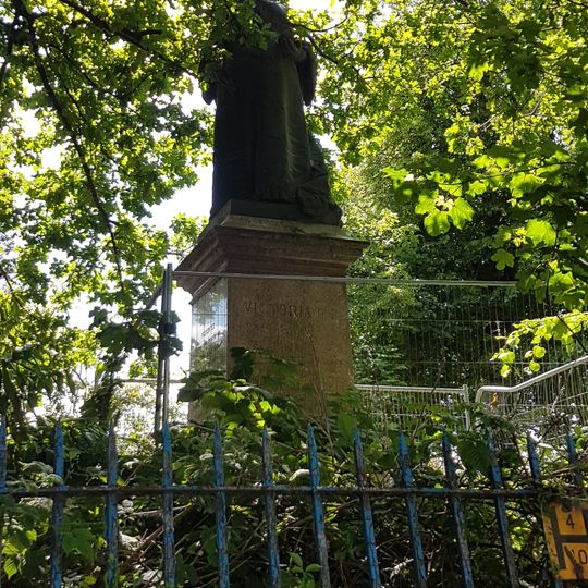 Queen Victoria Statue In Grounds Of Derbyshire Royal Infirmary