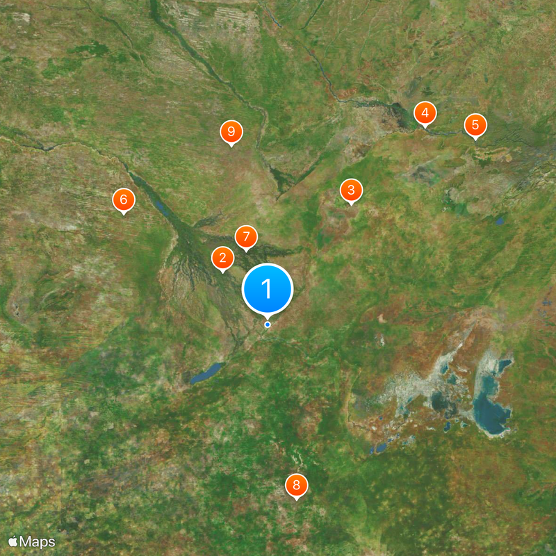 Maun Map