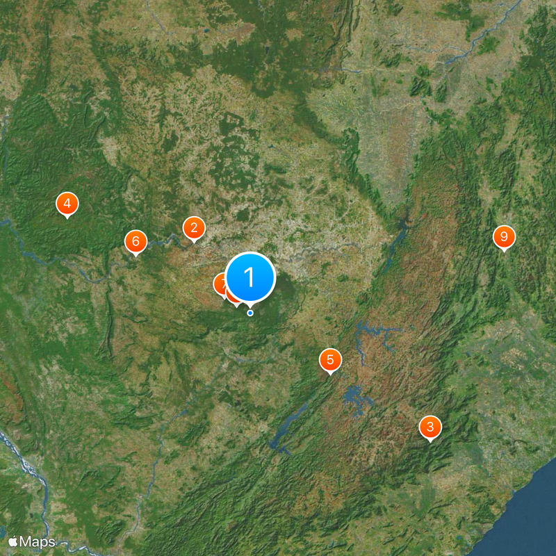 Kanger Ghati National Park Map
