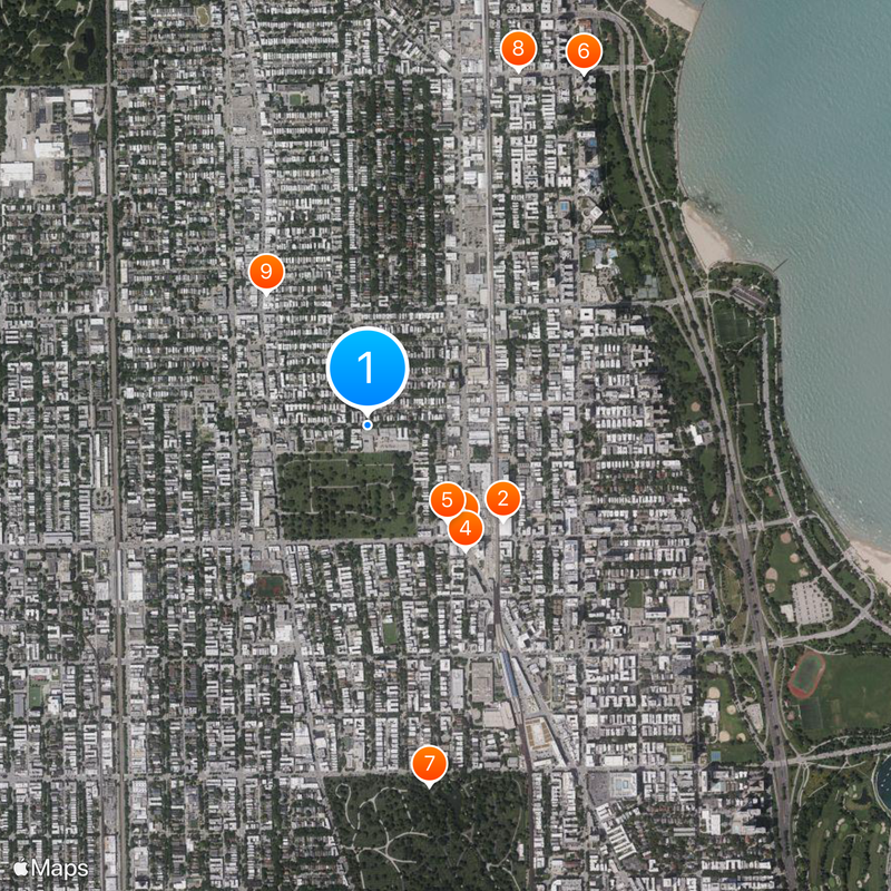 Essanay Studios Mapa