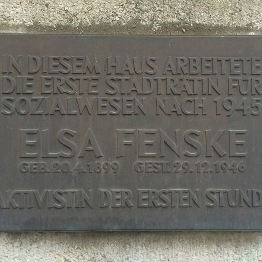 Elsa-Fenske-Gedenktafel