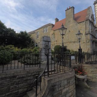 South Queensferry, High Street, West Terrace, Drinking Fountain, Garden, Wall And Railings