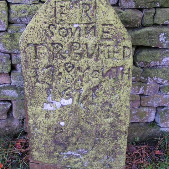 Tombstone at Friends Burial Ground four Metres North of Chestnut Farmhouse