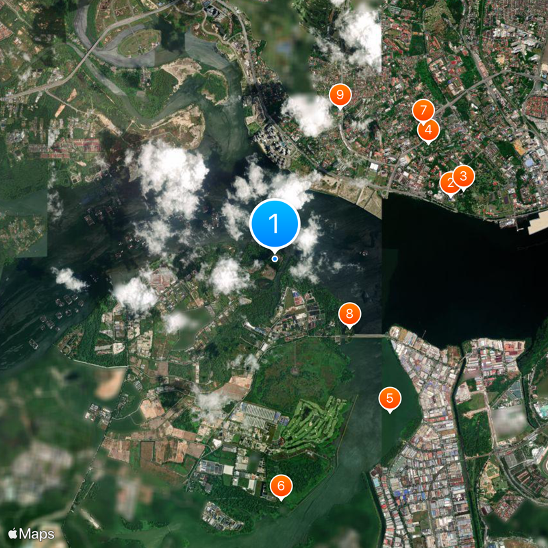 Sungei Buloh Wetland Reserve Mappa