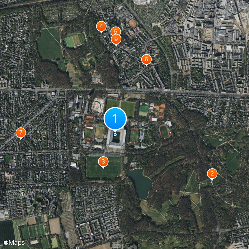 RheinEnergie Stadion Map