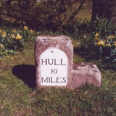 Milestone, Riplingham Lodge (E of Weedley Farm entrance)