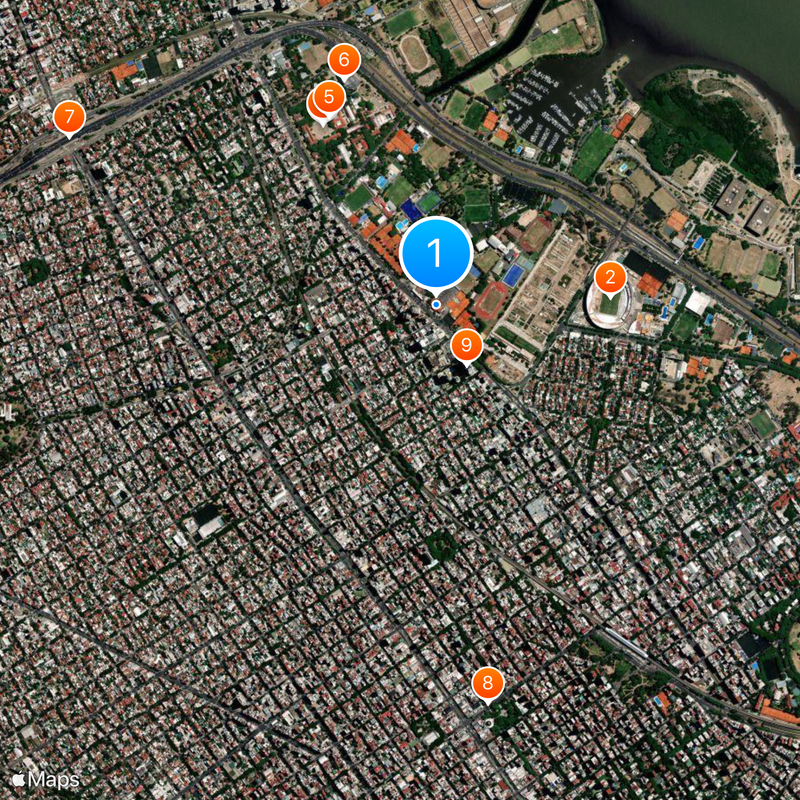 Obras Sanitarias Arena Karte