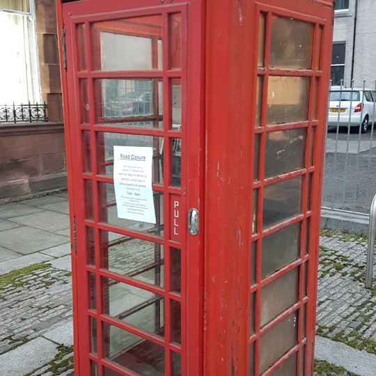 Bo'ness, Market Street, Telephone Call Box