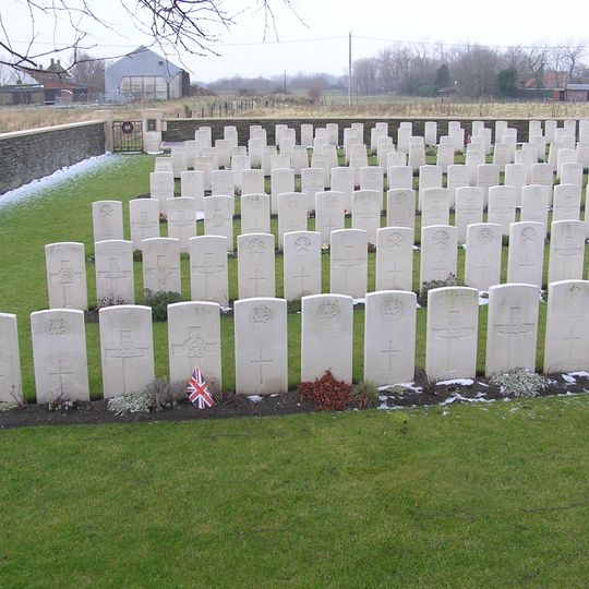 Cimetière militaire anglais d'Adinkerque