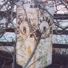 Milepost Approximately 30 Metres To South East Of High Enter Common Farm