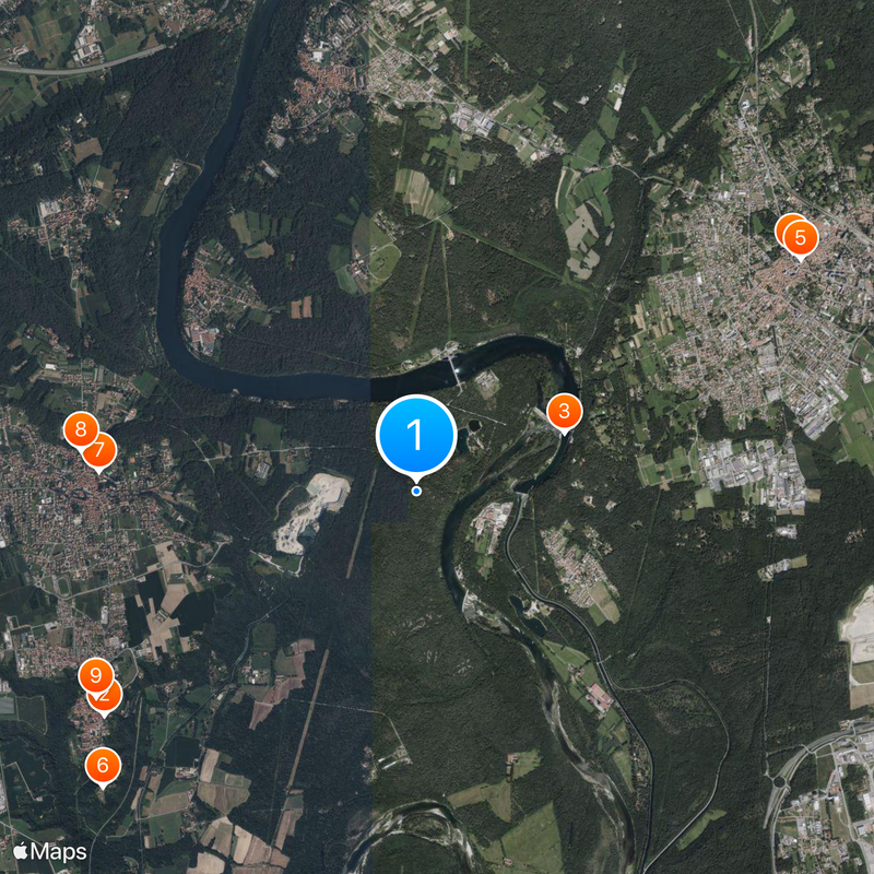 Canale Villoresi Map