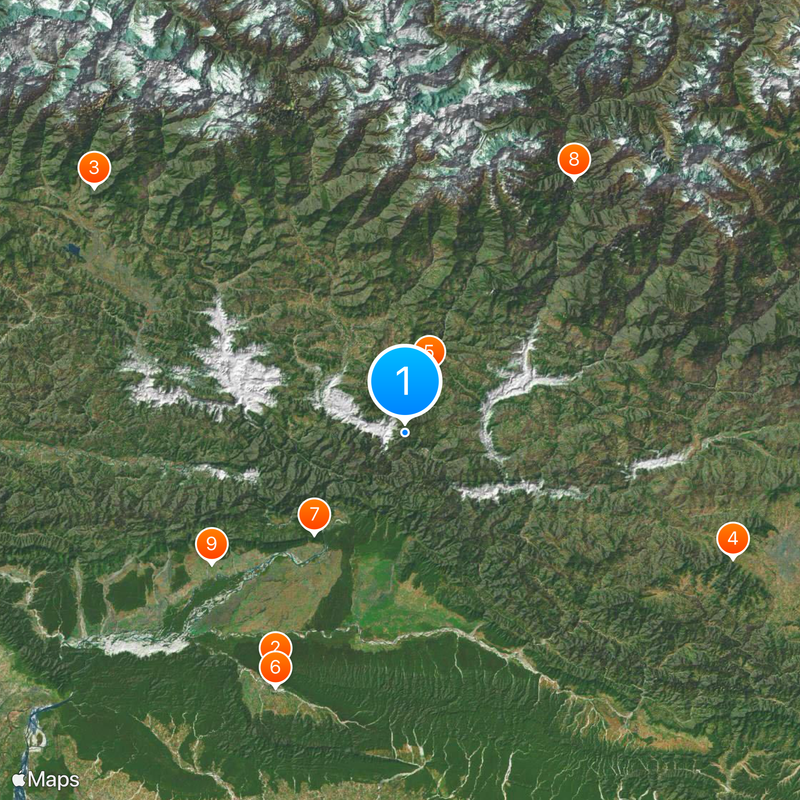 Manakamana Temple Map
