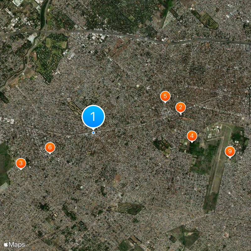 San Antonio de Padua Map