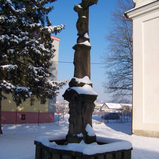 Cross near Saint Anne Chapel in Hylváty