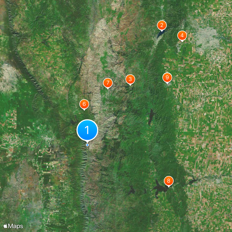 Mount Champaquí Mapa