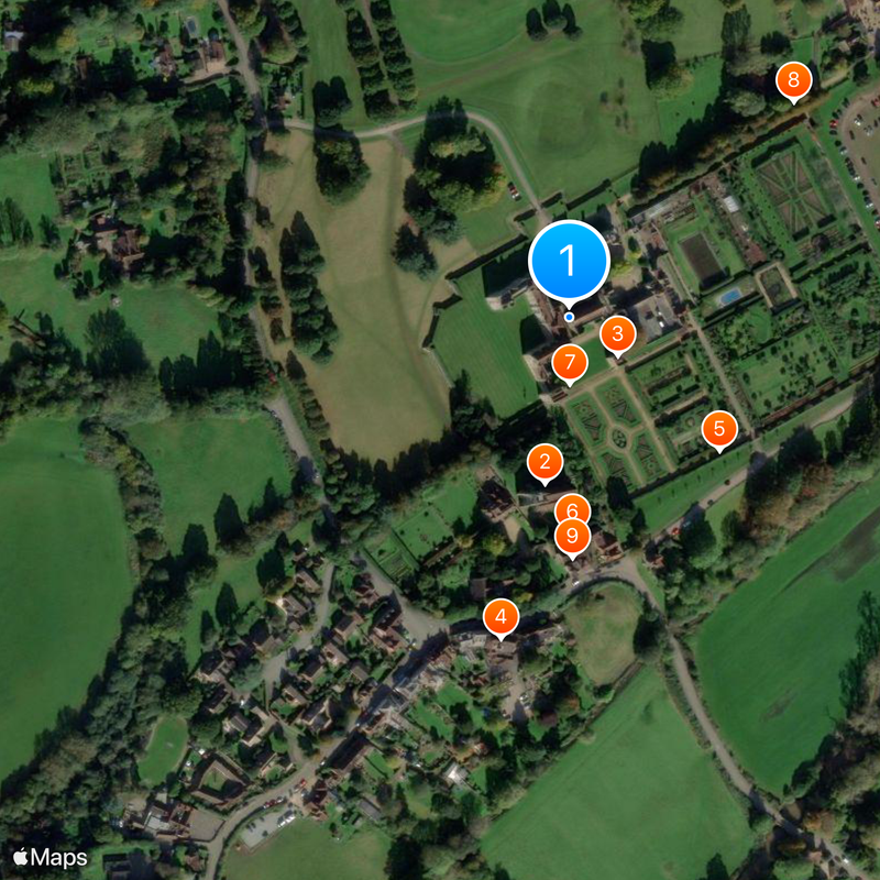 Penshurst Place Mappa