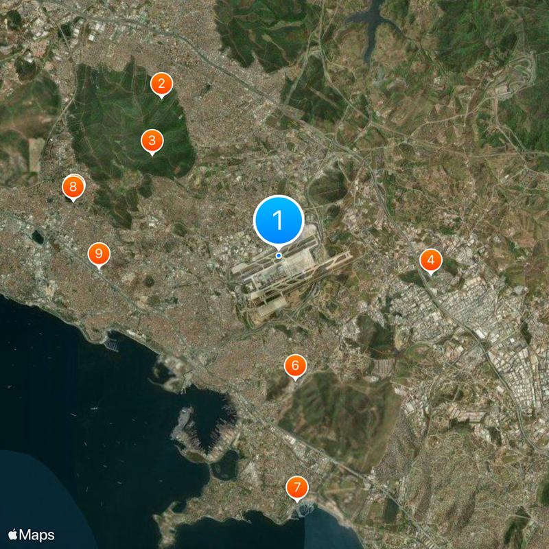 Istanbul Sabiha Gökçen International Airport Map