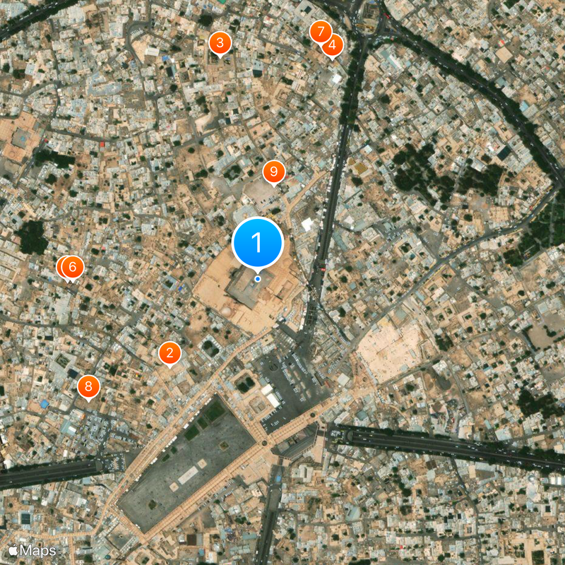 Jameh Mosque of Isfahan Map