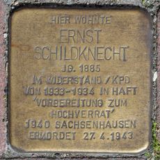 Stolperstein en memoria de Ernst Schildknecht