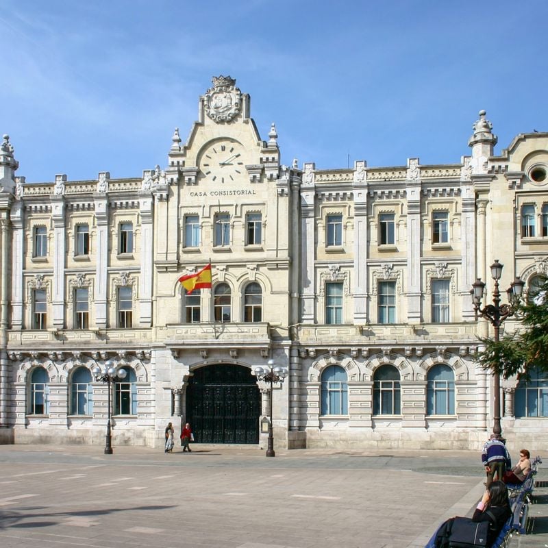 Santander - Ciudad portuaria en Cantabria norte, España.