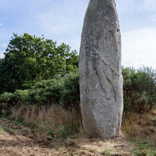 Menhir de la Roche-Longue à Quintin