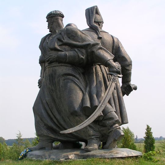 Monument to Cossacks in Pliasheva