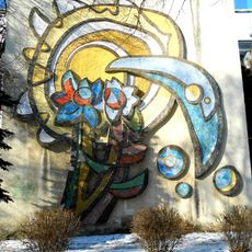 "Salutare" mosaic in Bălți