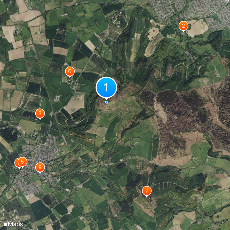 Roseberry Topping Map