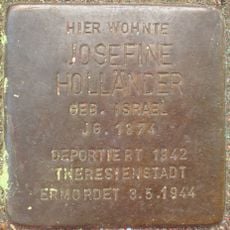 Stolperstein dedicated to Josefine Holländer