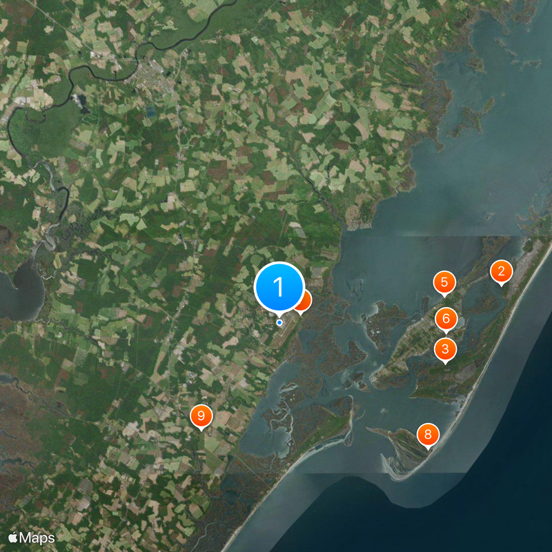 Wallops Flight Facility Map