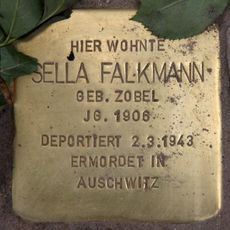 Stolperstein en memoria de Sella Falkmann