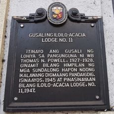 Iloilo-Acacia Lodge No. 11 Building historical marker