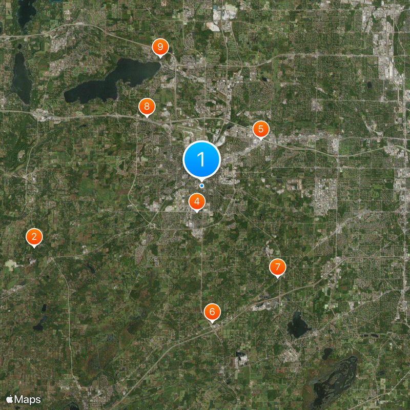 Carroll University Map