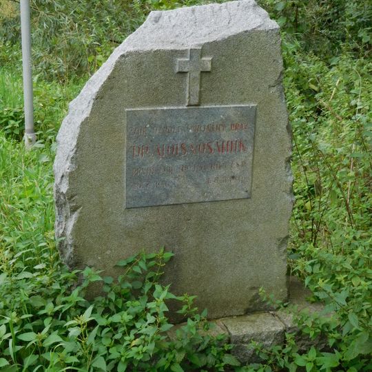 Alois Vošahlík memorial stone