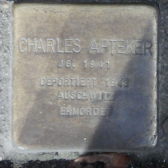 Stolperstein für Charles Apteker
