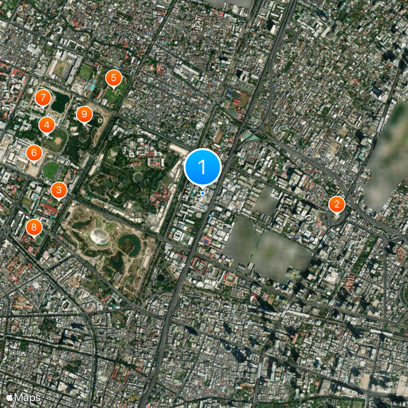 Ramathibodi Hospital Map