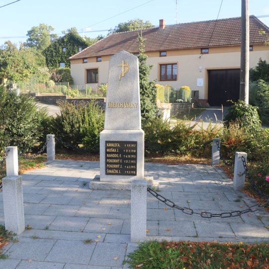 Památník obětem první světové války v Mikulovicích