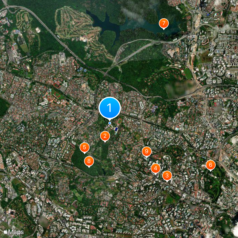 Lee Kuan Yew School of Public Policy Map