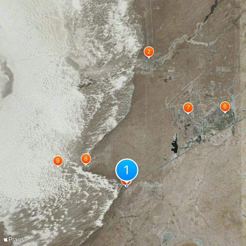 Parque Nacional de White Sands Mapa